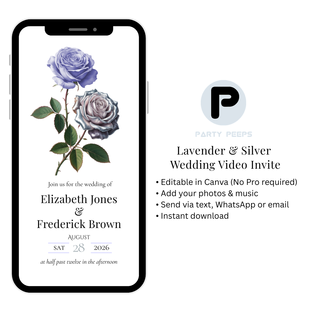 WordPress Lavender and Silver Video Invite Listing Mockups (400 x 300 px)