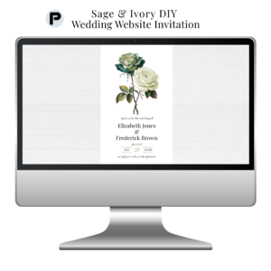 Sage & Ivory DIY Wedding Website Template