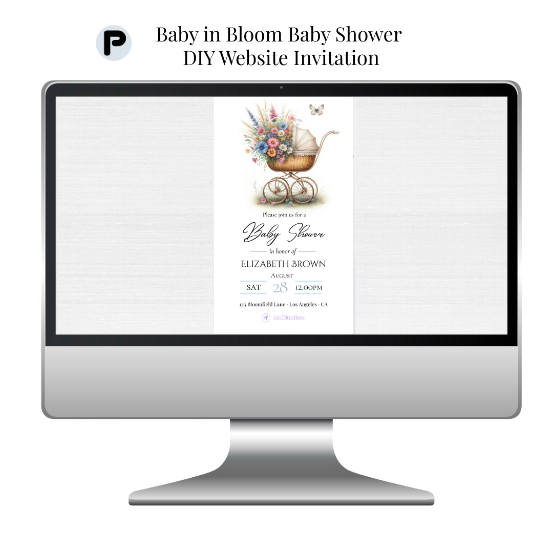 WP Baby in Bloom Baby Shower Website Invite Listing Mockups (400 x 300 px)