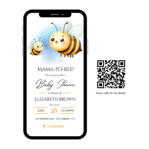 WP Mama-to-Bee Baby Shower Website Invite Listing Mockups (400 x 300 px)