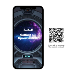 WordPress Outer Space Astronaut Birthday Party Website Listing Mockups (2000 x 2000 px)